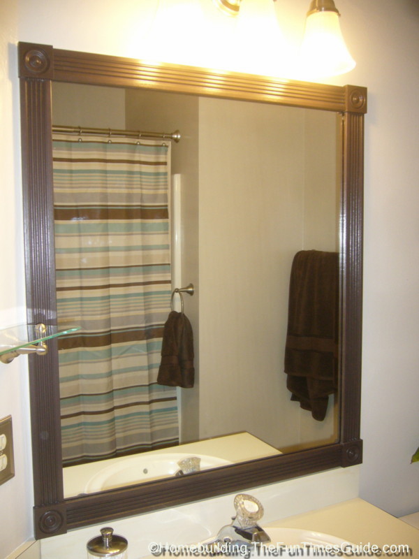 How To Build A Custom Frame For A Bathroom Mirror Homebuilding